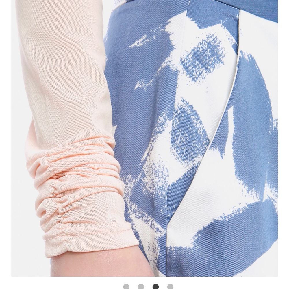 AQ/AQ pink/nude mesh crop top - Picture 5 of 5